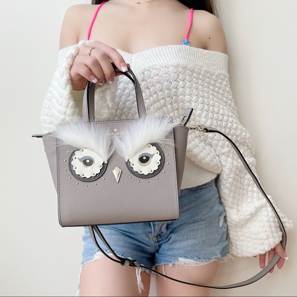 NWT Kate Spade Star Bright Owl Hadlee Satchel - Picture 2 of 8